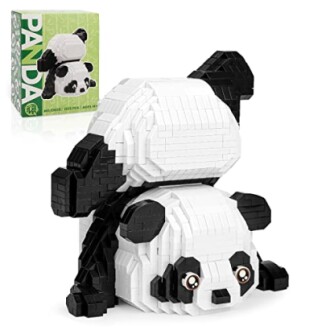 Cute Panda Mini Building Blocks Set