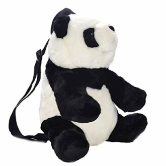 Panda Furry Shoulder Pack