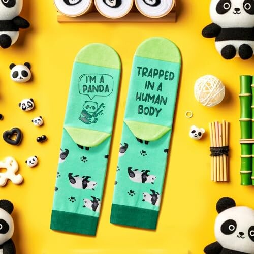 Zmart Funny Panda Socks