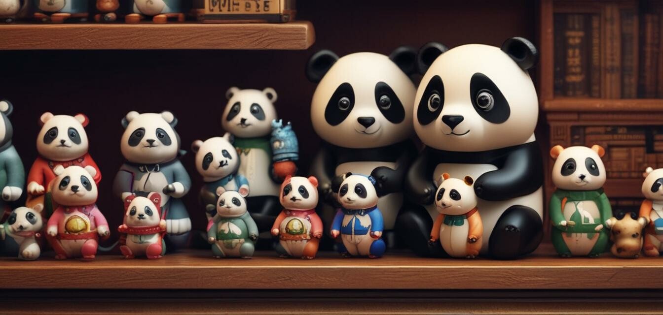 Panda toys for collectors image